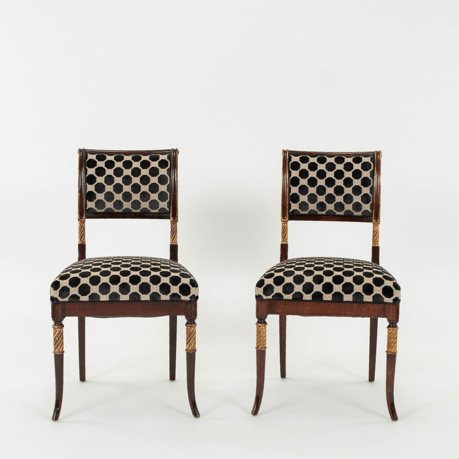 Pair Regency Style Chairs