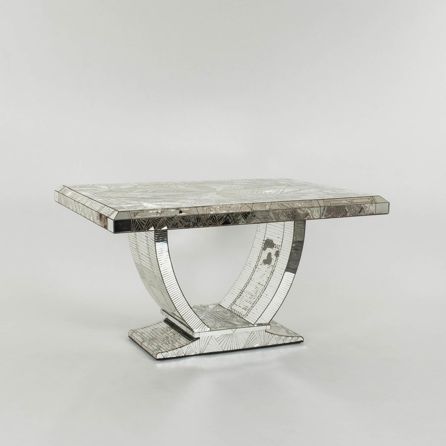 Daniel Clément Art Deco Style  Mirrored Table