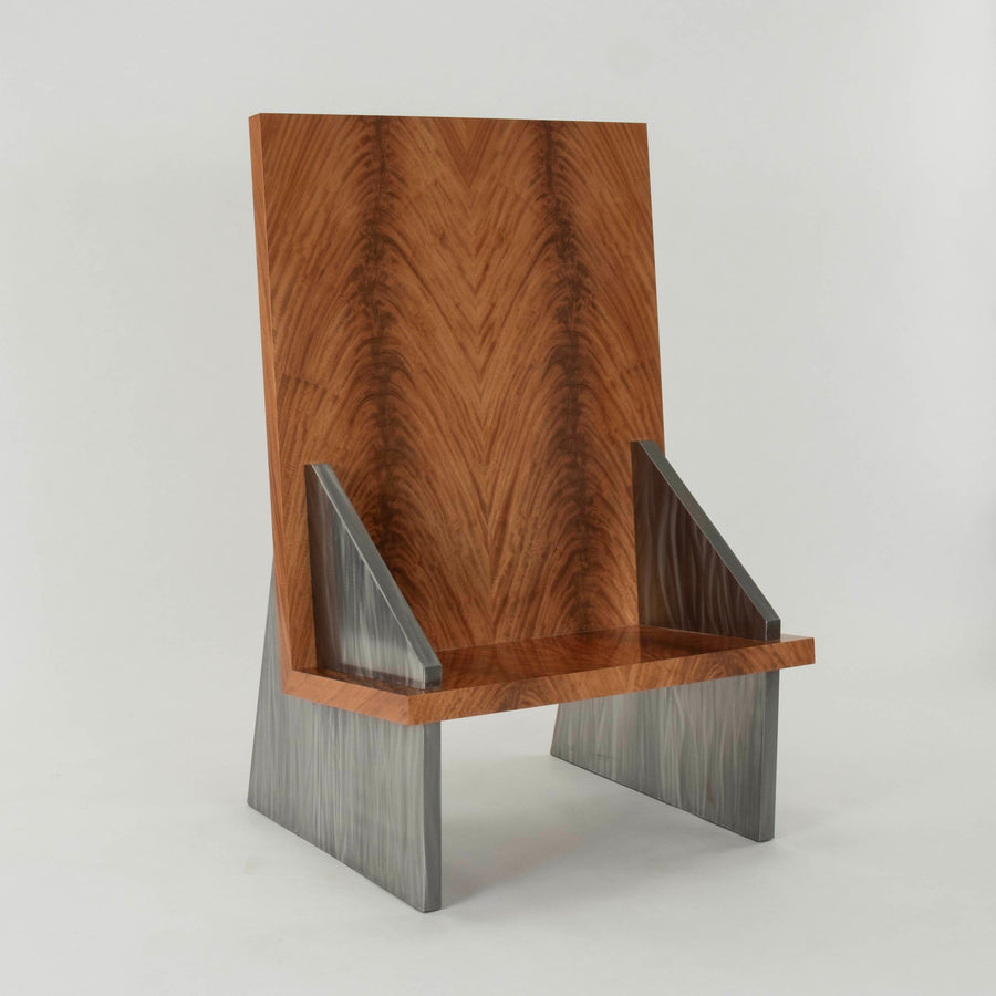 Maple Wood Steel Plank Plane Lounge Chair Bench Attr. Jason Meyers