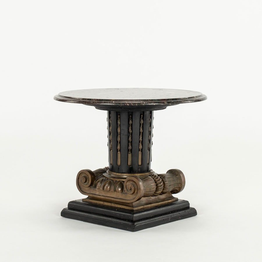 Italian Neoclassical Style Ionic Column Table