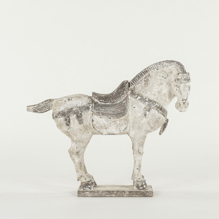 Vintage Chinese Plaster Tang Style Horse