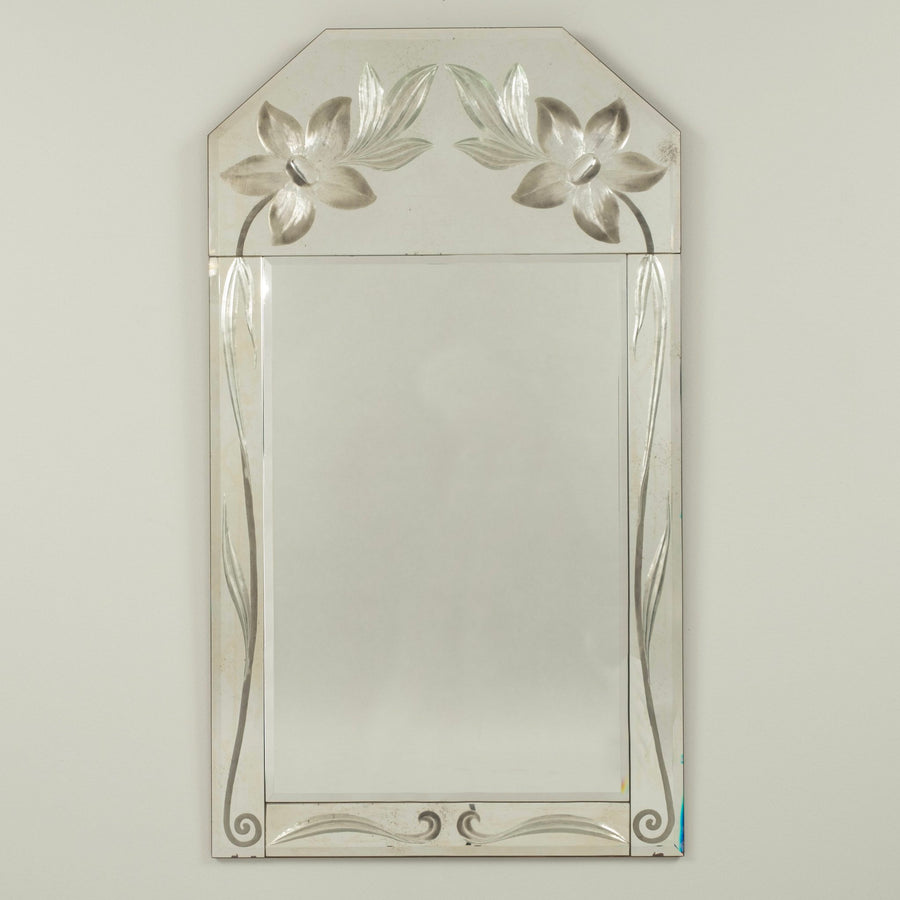 20th Century Deco Style Venetian Mirror
