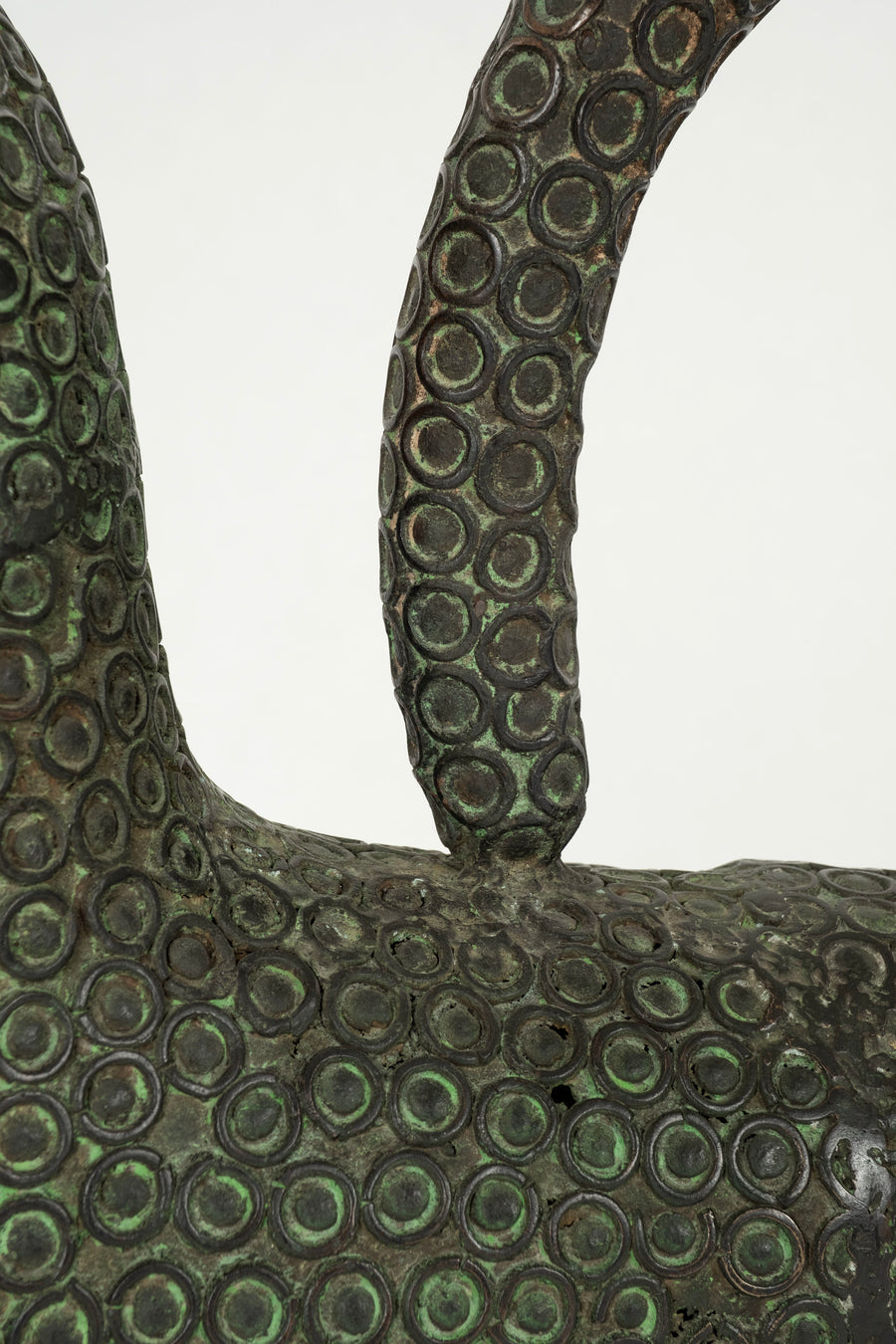 Pair 20th Century Byzantine Style Bronze Leopards