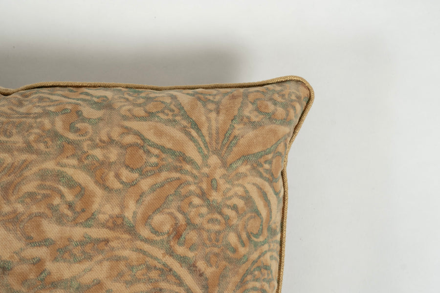 Pair Gold Fortuny Pillows