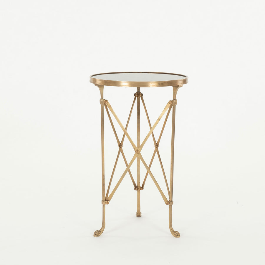 Brass and Granite Directoire Style Table