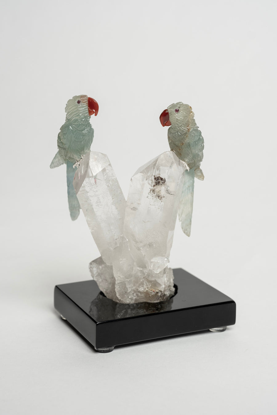 2 Parrots on Quartz Cluster 2467