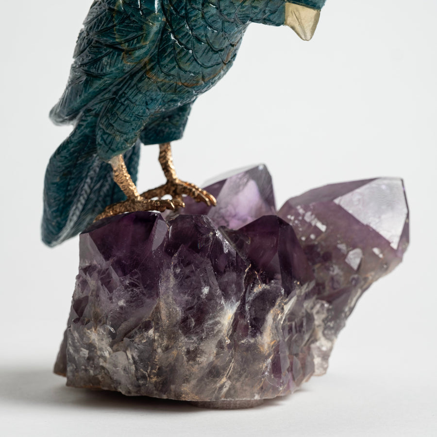 Parrot on Amethyst Base 2497