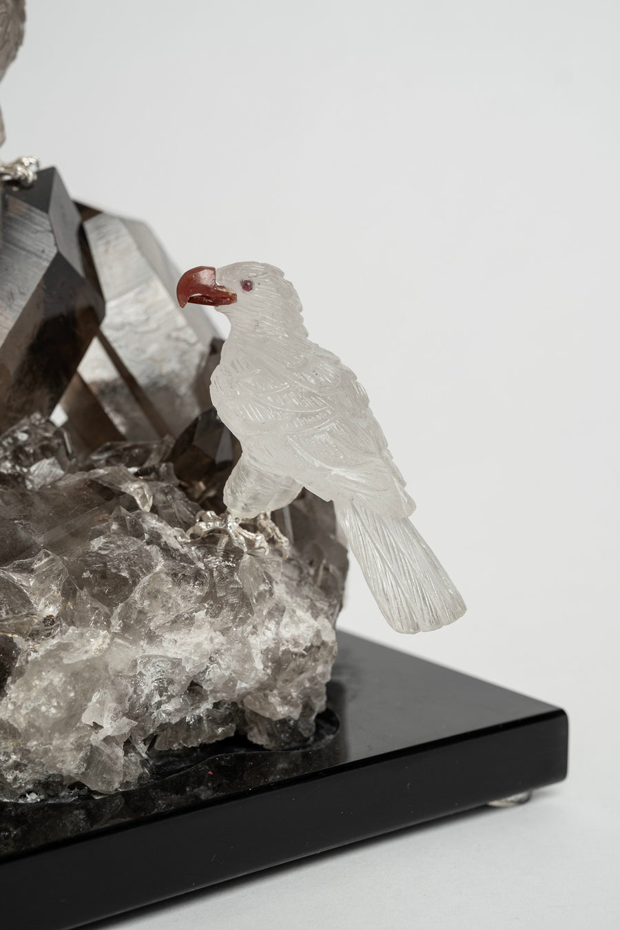 Eagles on Smoky Quartz