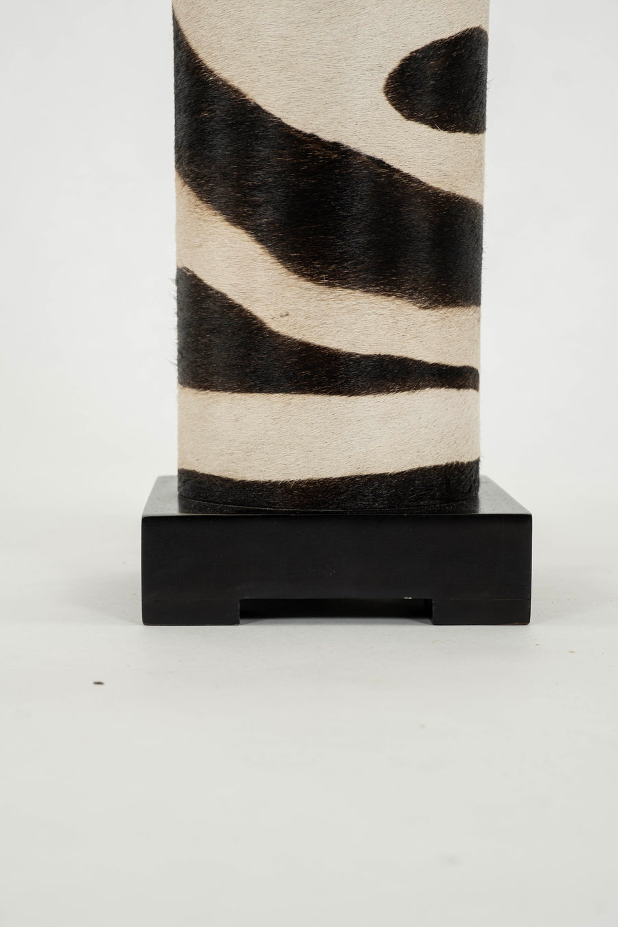 Faux Zebra Hide Lamp