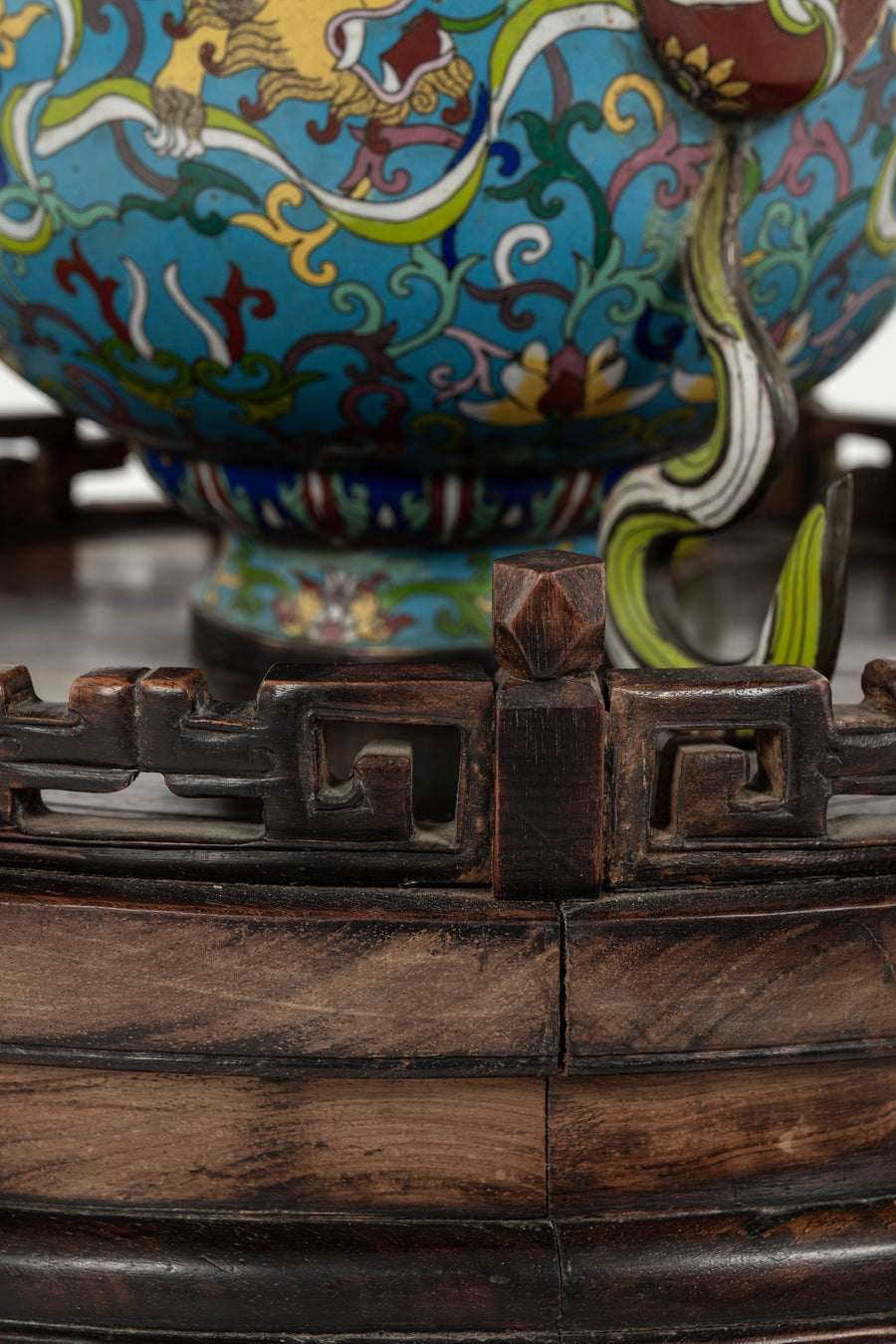 Chinese Cloisonné Table