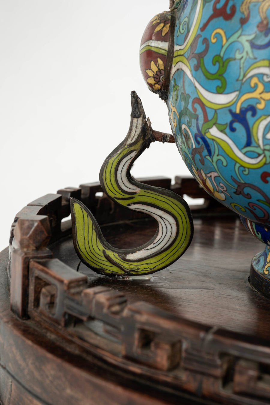 Chinese Cloisonné Table