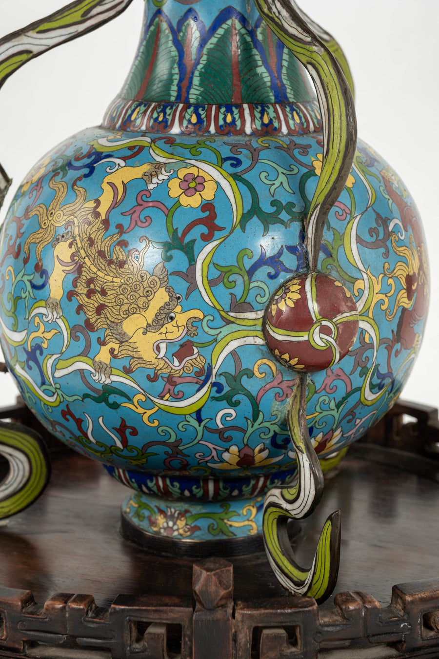 Chinese Cloisonné Table