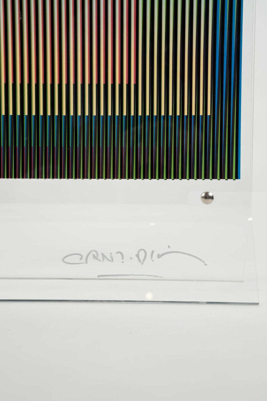 Carlos Cruz-Diez CHROMOINTERFERENCE MANIPULABLE LA DIFFERENCE. Op Art. Limited