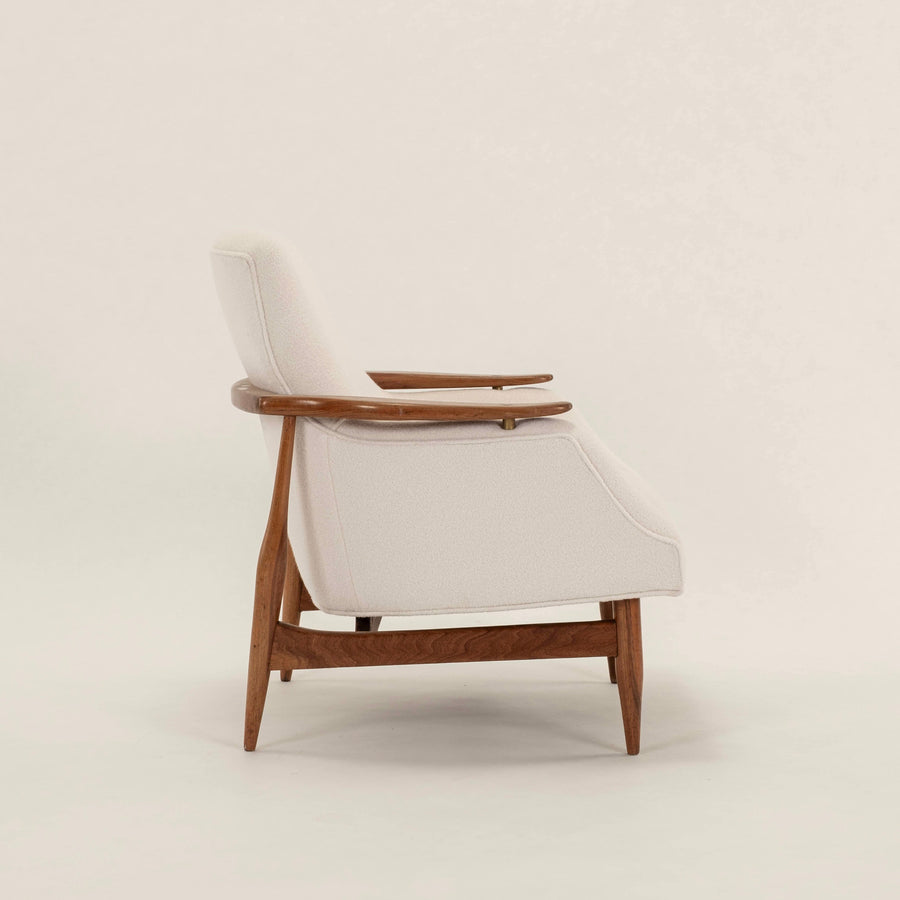 Pair Model 53 Lounge Chair in the Manner of Finn Juhl