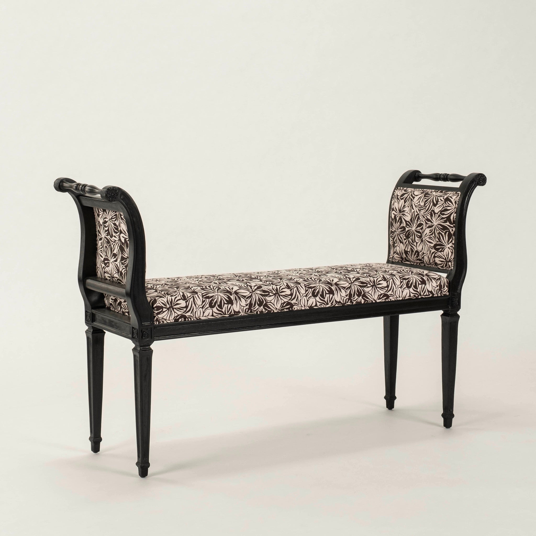 20th Century Painted Directoire Style Bench – Moxie Interiors
