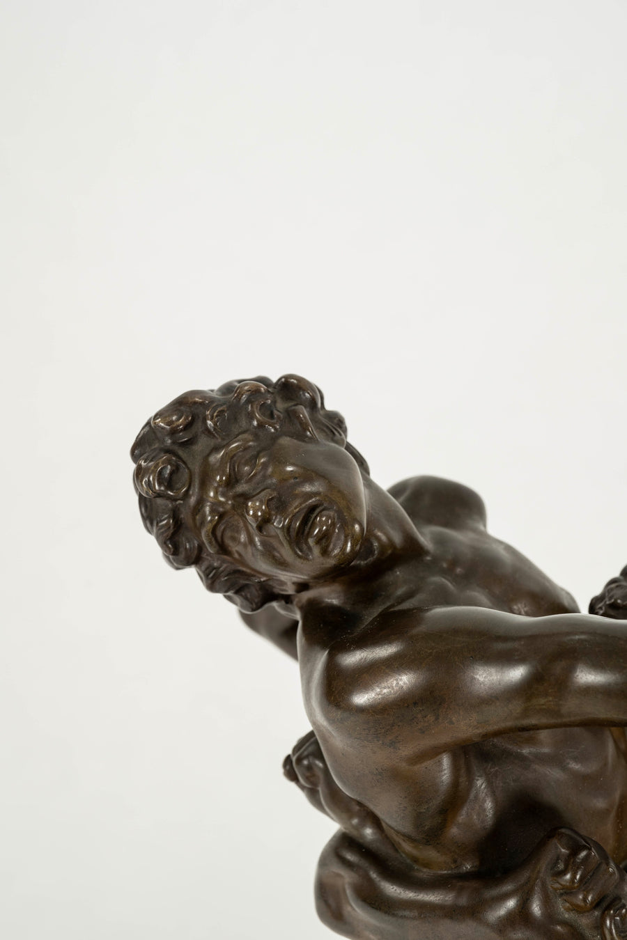 Hercules Antaeus Bronze Sculpture by Carl Kauba