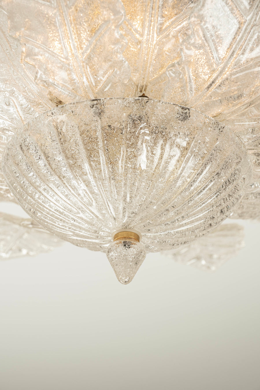 Murano Glass Leaf Chandelier