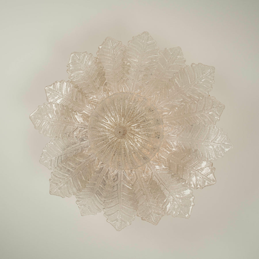 Murano Glass Leaf Chandelier