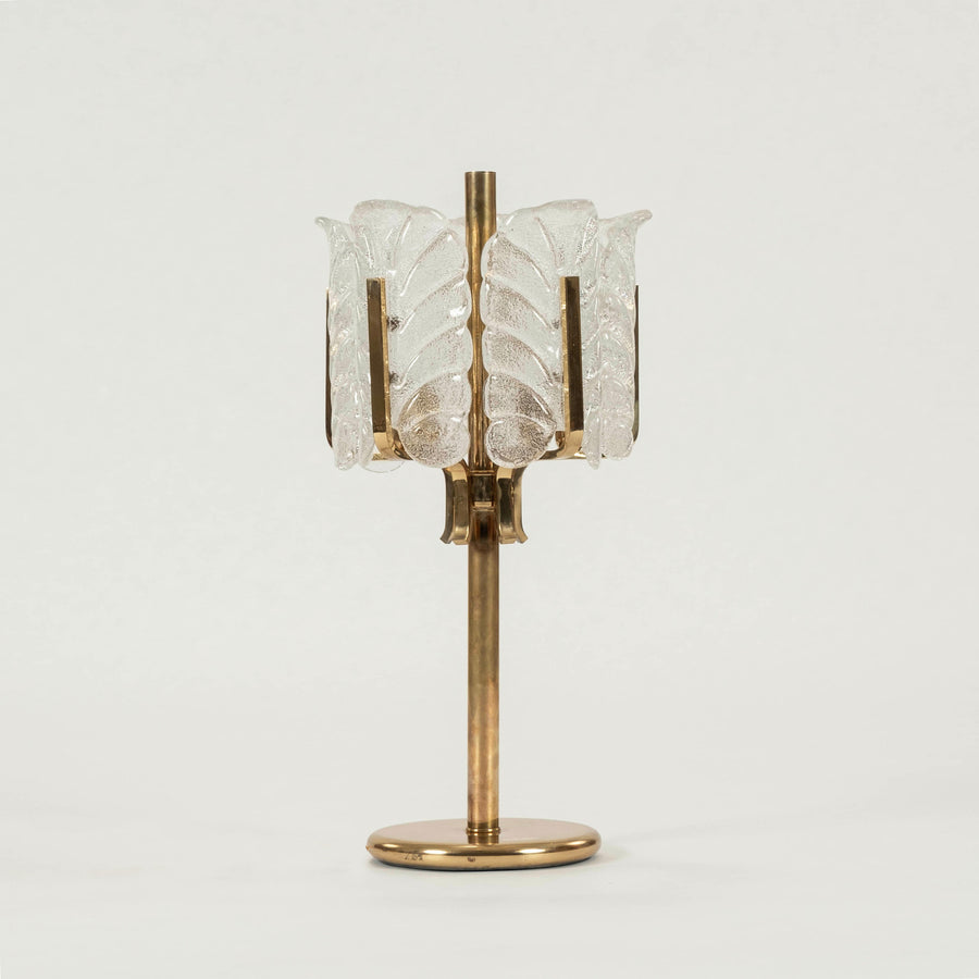 Carl Fagerlund Brass and Glass Table Lamp