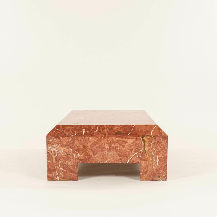 Red Rojo Alicante Marble Cocktail Table