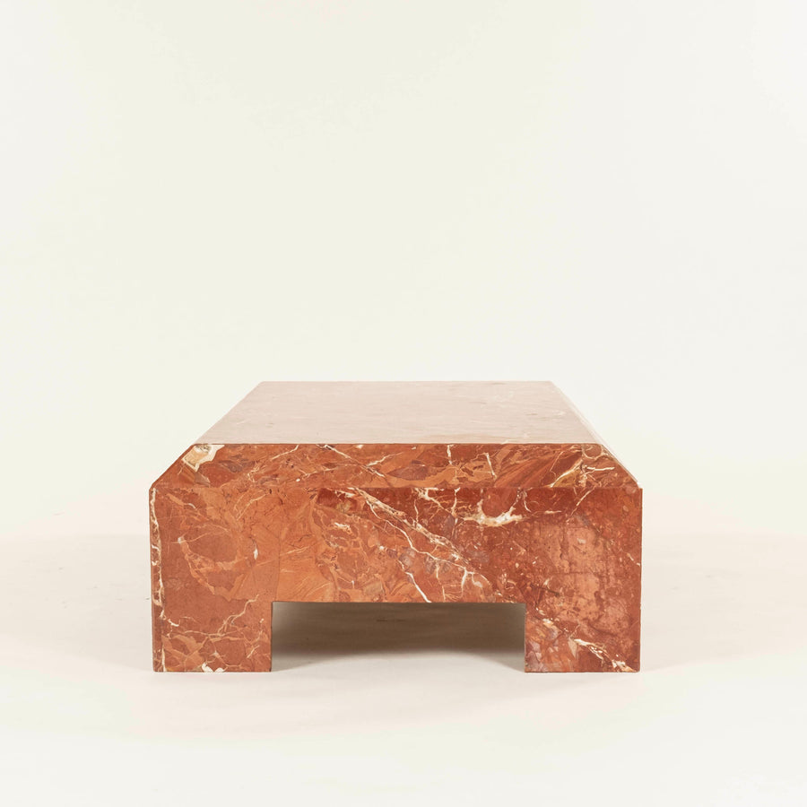 Red Rojo Alicante Marble Cocktail Table