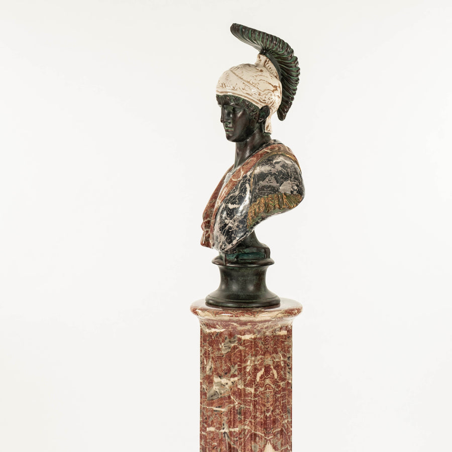 Paolo Marioni Roman Soldier Bust & Pedestal