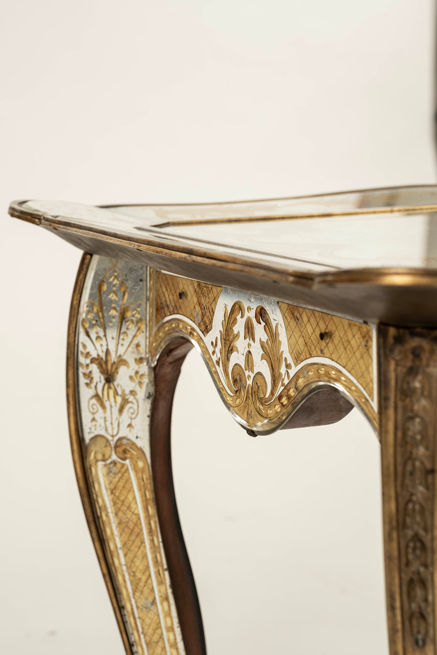 19th Century Venetian Mirrored Cocktail Table