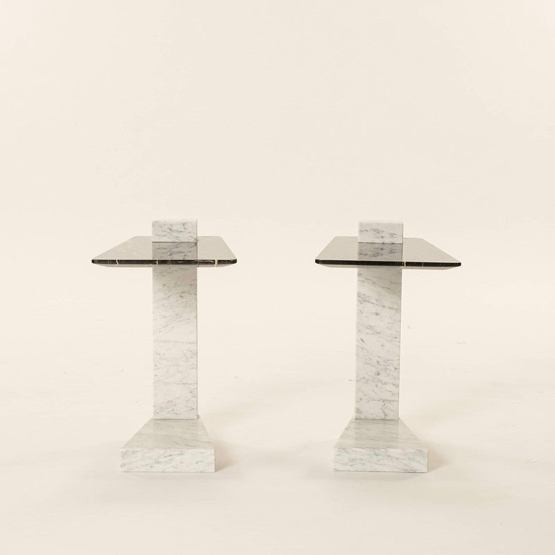 Dark Emperador Marble Martini Table