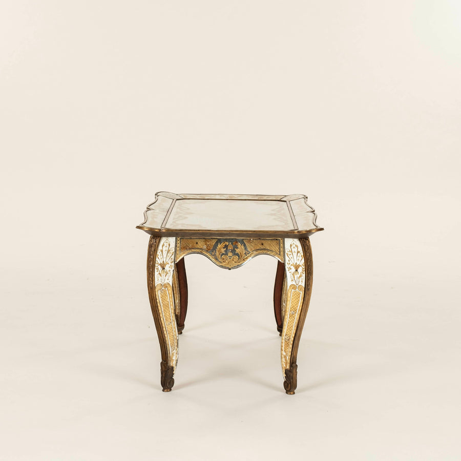 19th Century Venetian Mirrored Cocktail Table