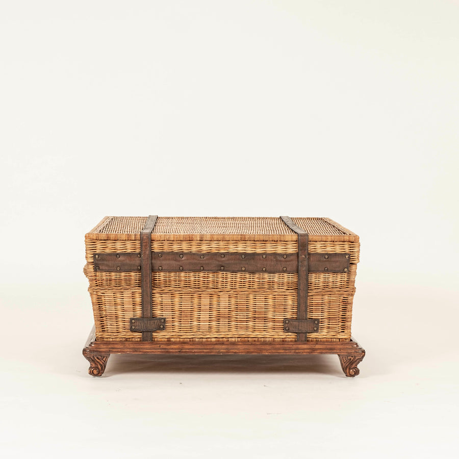 Ralph Lauren Basket Chest Cocktail Table