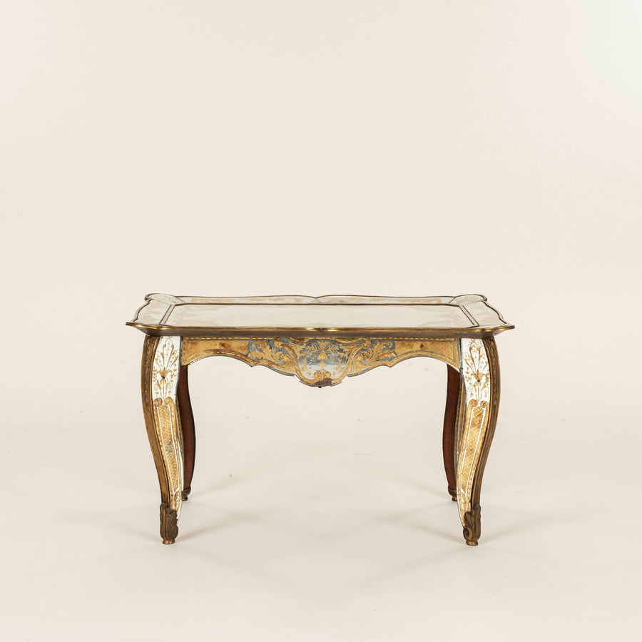 19th Century Venetian Mirrored Cocktail Table