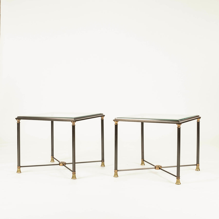 Pair Maison Jansen Style End Tables