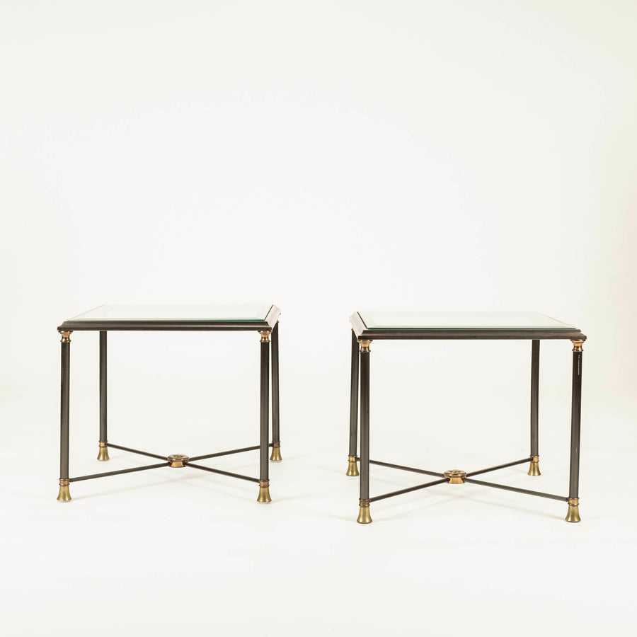 Pair Maison Jansen Style End Tables