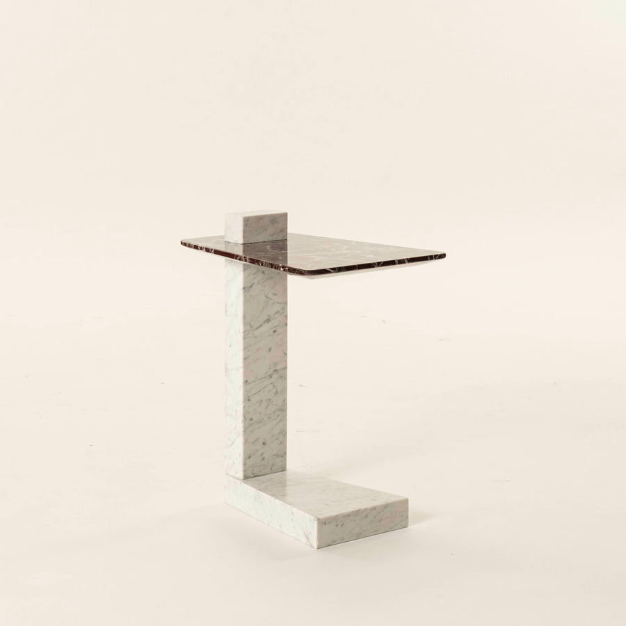 Rosso Levanto Marble Martini Table