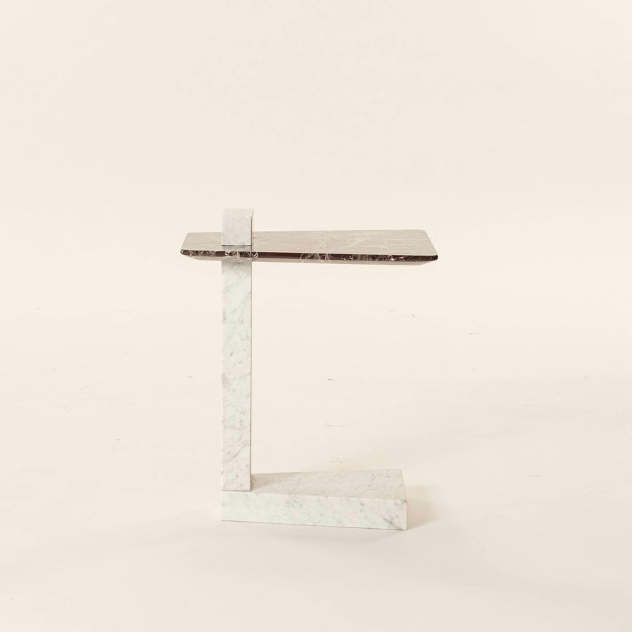 Rosso Levanto Marble Martini Table