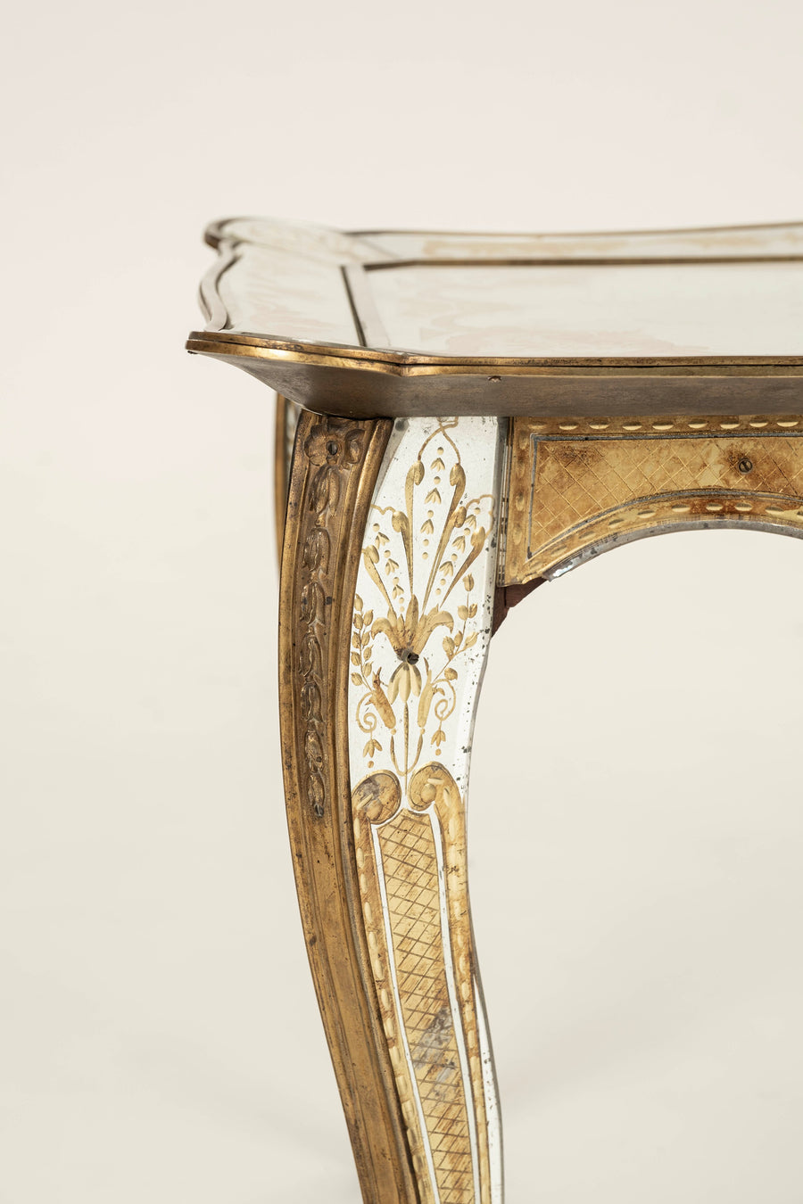 19th Century Venetian Mirrored Cocktail Table