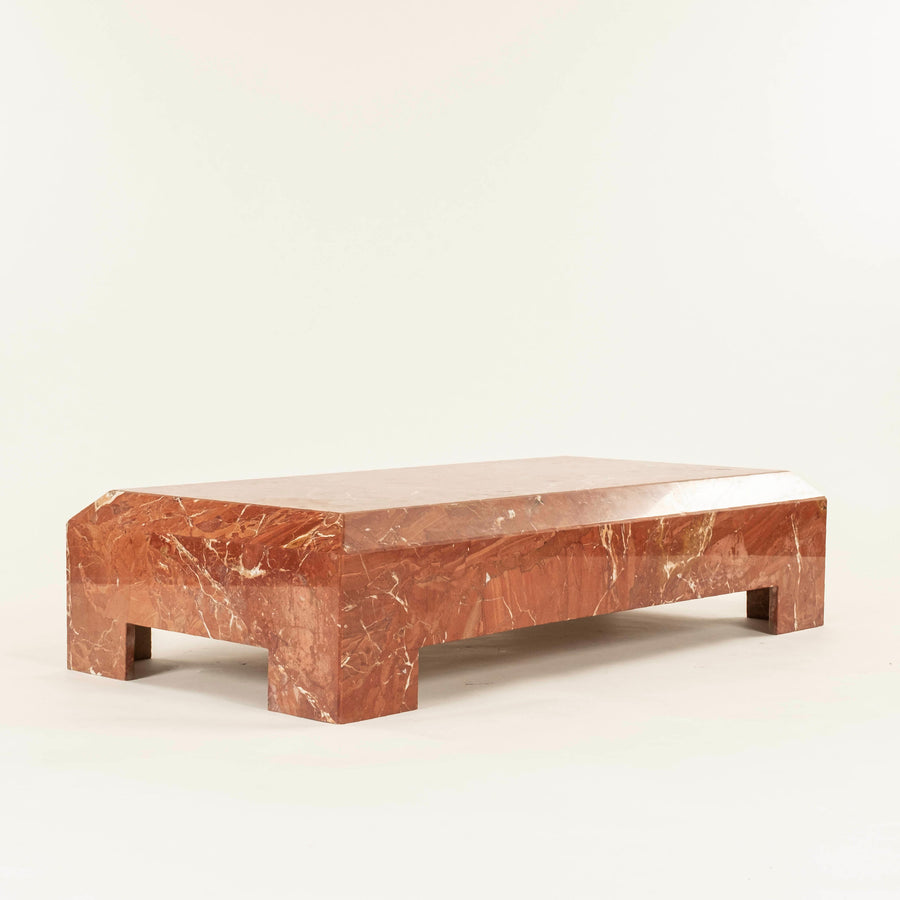 Red Rojo Alicante Marble Cocktail Table