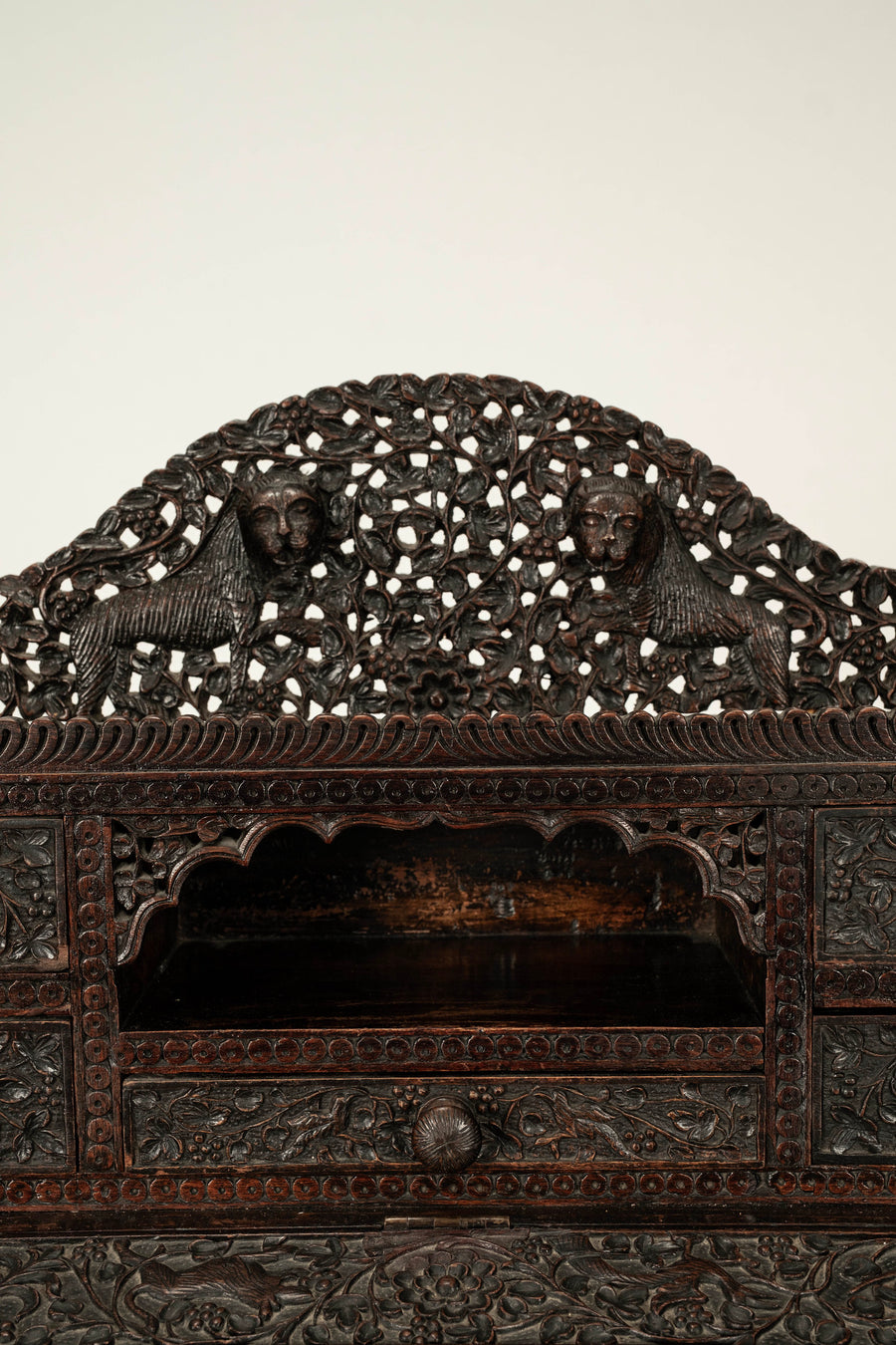 19th Century Anglo-Indian Rosewood Davenport Desk