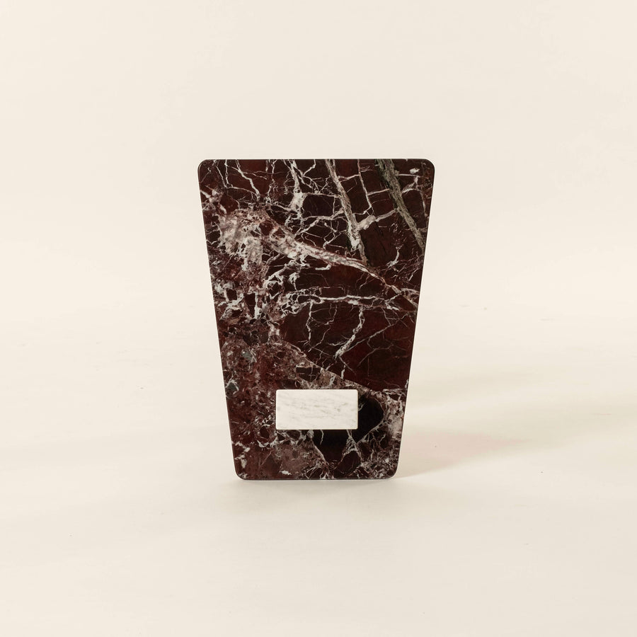 Rosso Levanto Marble Martini Table