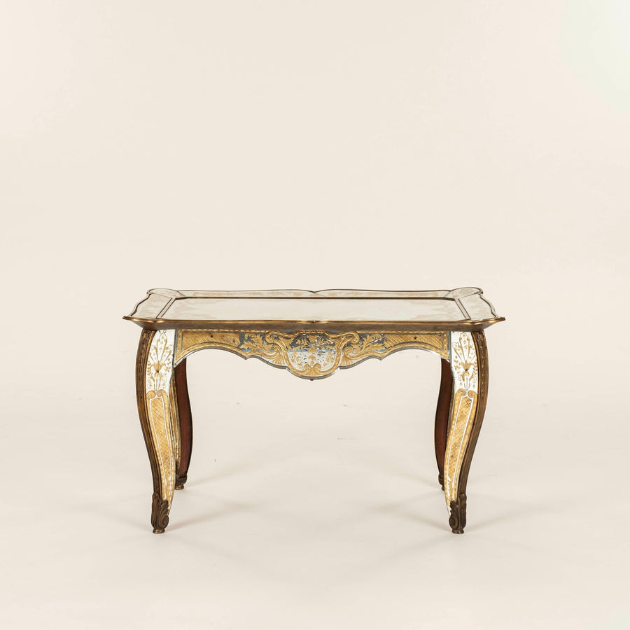 19th Century Venetian Mirrored Cocktail Table