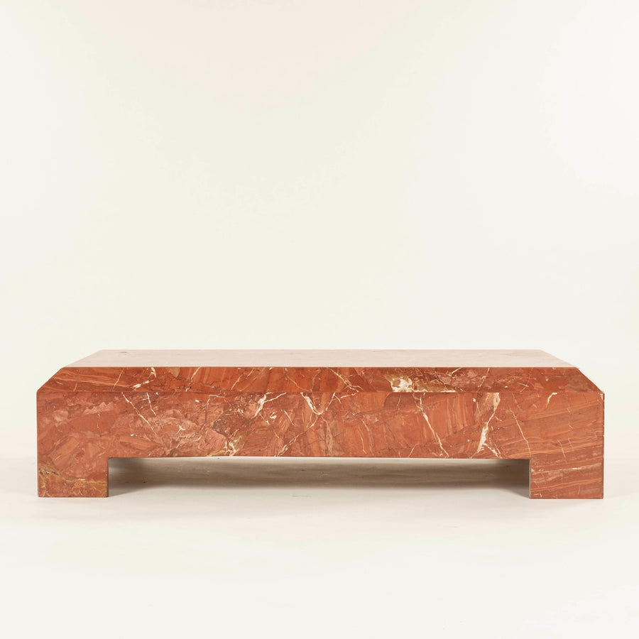 Red Rojo Alicante Marble Cocktail Table