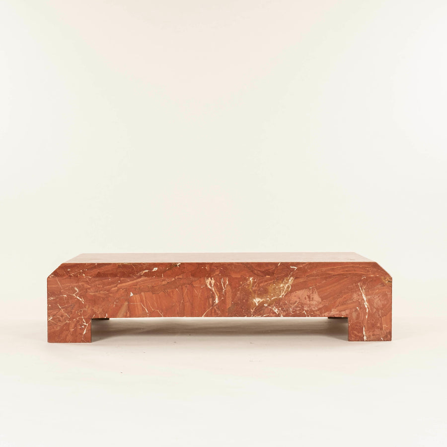 Red Rojo Alicante Marble Cocktail Table