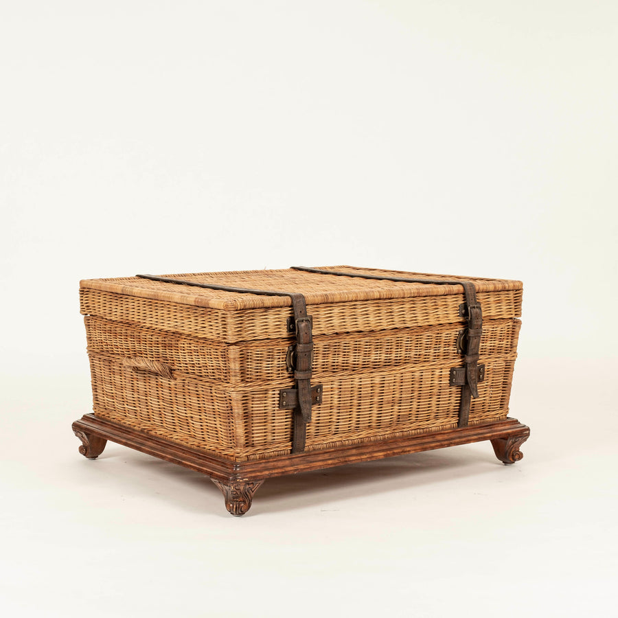 Ralph Lauren Basket Chest Cocktail Table