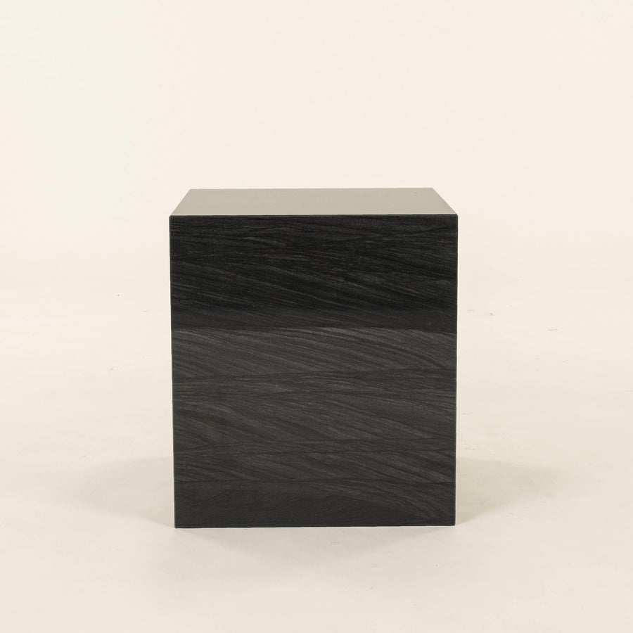 Black Diamond Quartzite Cube Table