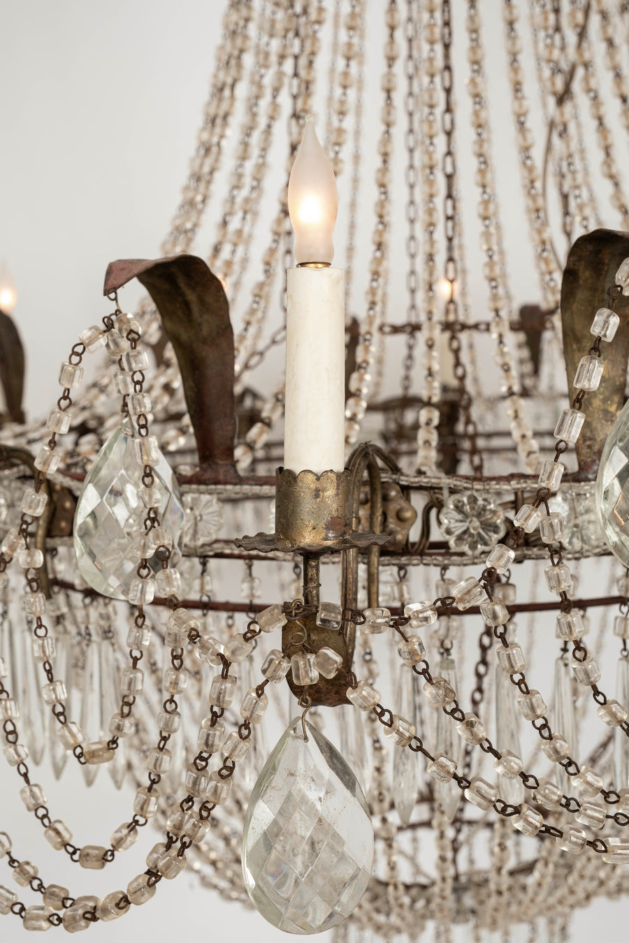 Vintage Crystal Chandelier