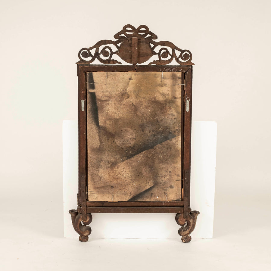 19th Century Italian Painted Giltwood Mirror