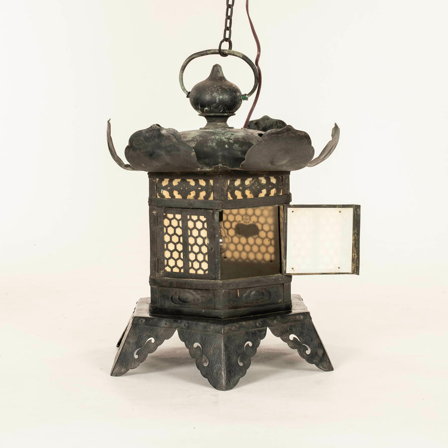 18th Century Japanese Bronze Lantern