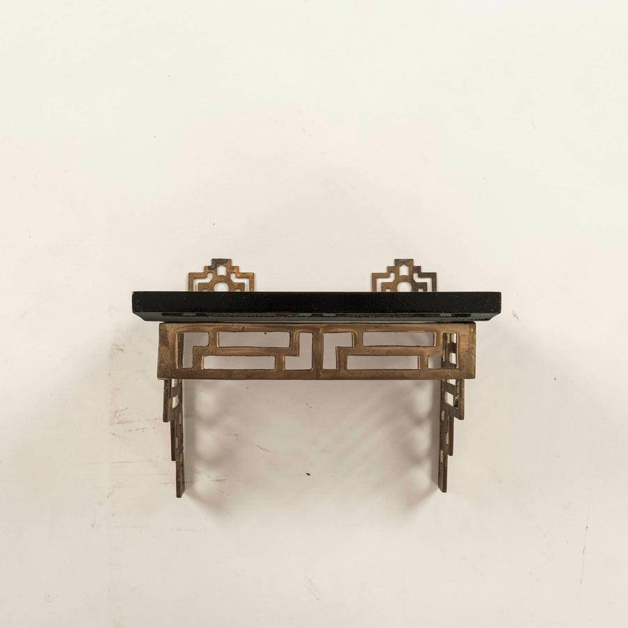 Hollywood Regency Chinoiserie Style Wall Shelf 9