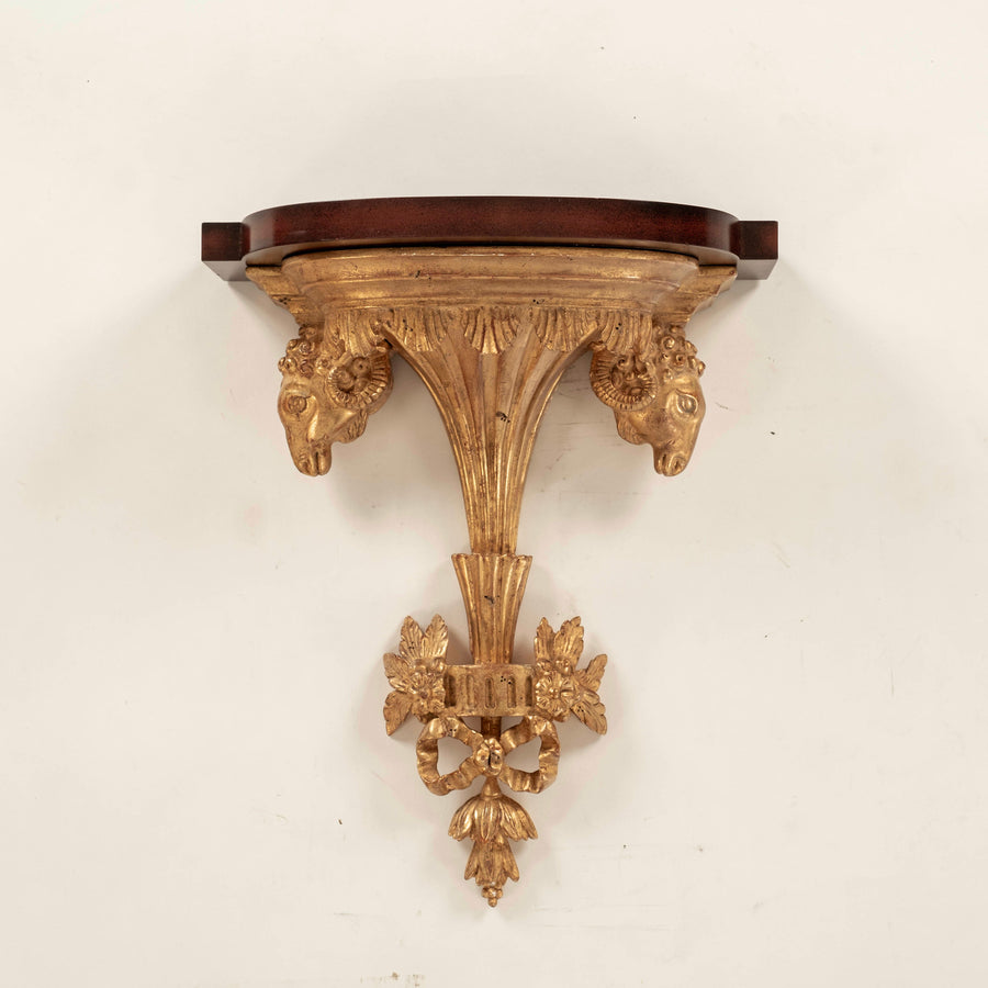 Pair 20th Century George III Style Wall Shelves