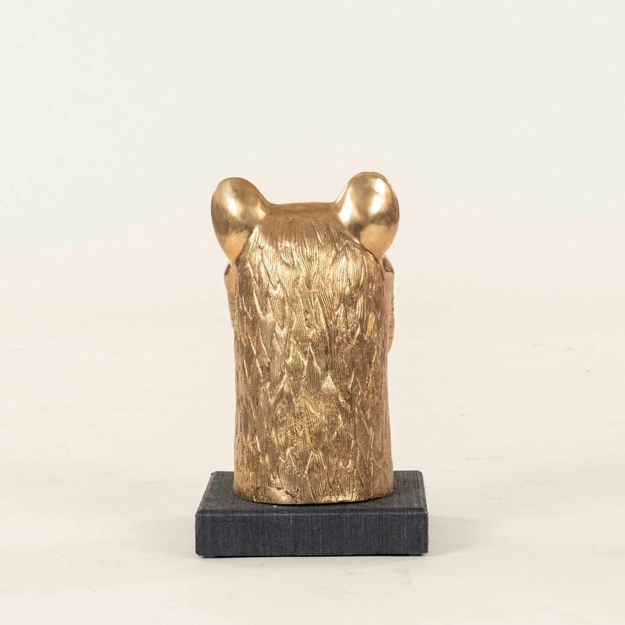 Vintage Chapman Brass Lioness Bust